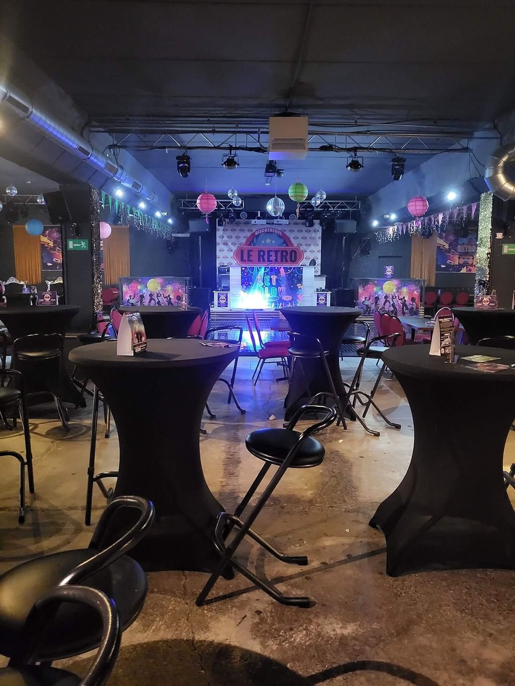 Le retro discothéque en images